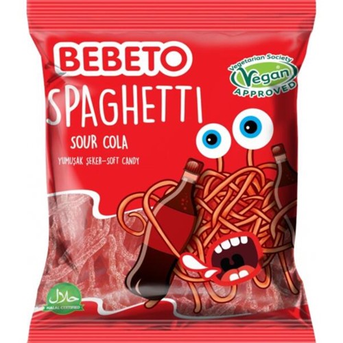 Bebeto Spaghetti Sour Cola 80g
