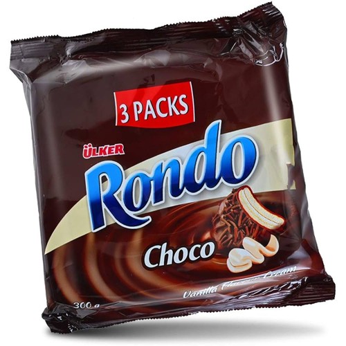 Ülker Rondo Choco Vanilla Flavour Schokokekse Mit Vanillecream 300g