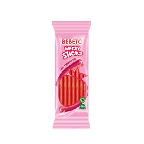 Bebeto Wacky Stick Cool Strawberry 180g