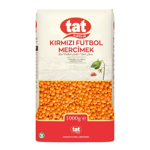 Tat Kirmizi Futbol Mercimek Rote Linsen 1000g