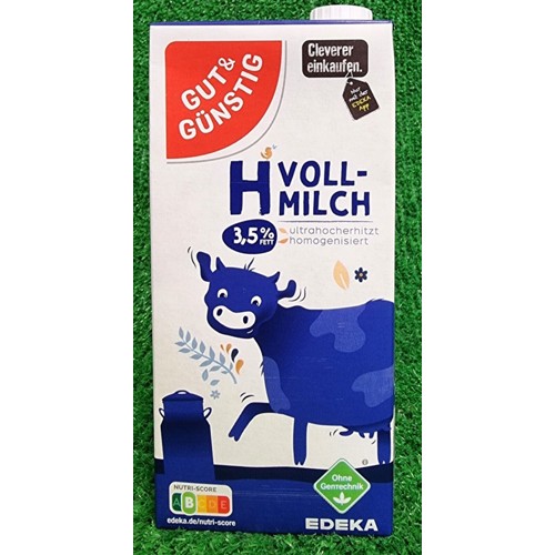 Gut&Günstig 3.8% Fett H-Milch 1.0l