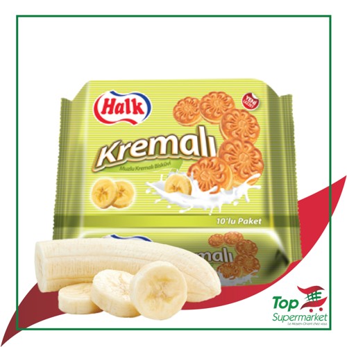 Halk Creamy Banana Cream Biscuits 500g