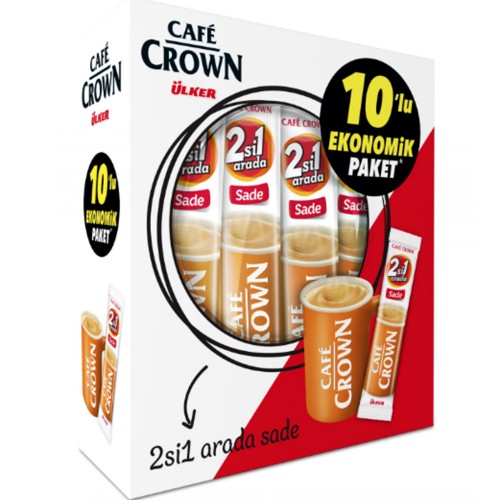 Ülker Cafe Crown 2 in 1 Plain 180g