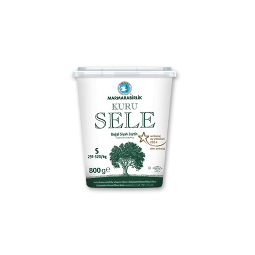 Marmarabirlik Getrocknete Natürliche Schwarze Oliven 800g