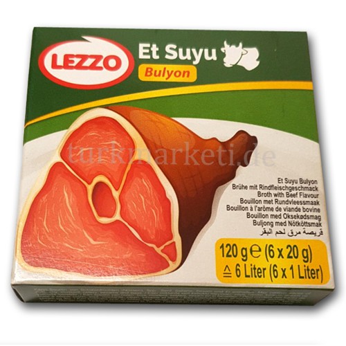 Lezzo Et Suyu 160 G- Brühwürfel mit Rindfleischaroma 160g