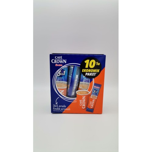 Ülker Cafe Crown - Instantkaffee 3 in 1 mit Haselnuss 180g