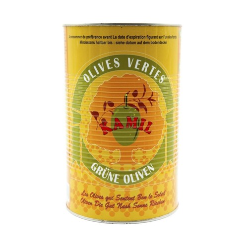 Kamil canned Green Olives 4200g