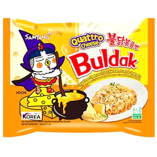 Samyang Buldak Quattro Cheese Ramen 140g
