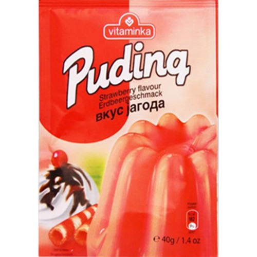 Dr Oetker Pudding Erdbeer 120g