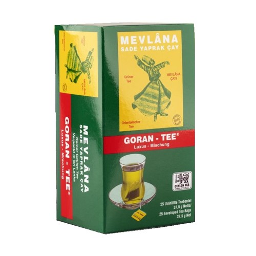 Mevlana Yesil Cay Grüner Tee in Beutel 25 Stück 37.5g