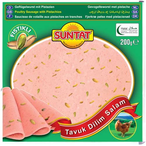 Suntat FR Geflügelwurst mit Pistazien 200g