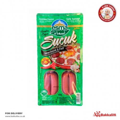 Esma Knoblauchwurst pikant Doppelclip Kangal Sucuk acili 1000g