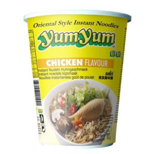 YumYum Cup Nudelsuppe mit Huhn 70g