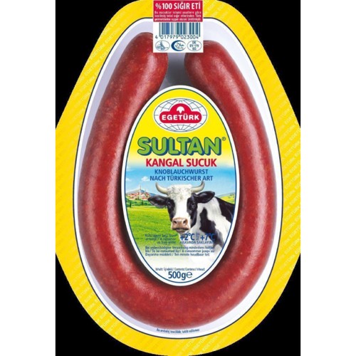 Egetürk Rindfleisch Knoblauchwurst 500g