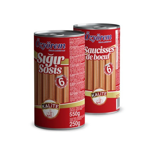 Özyörem Würstchen Rind - Sigir Sosis 250g