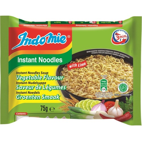 Indomie Instant Noodles Vegetable Flavour 75g