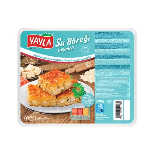 Yayla Börek-Teigblätter-Gebäck mit Käsefüllung vorgebacken 700g