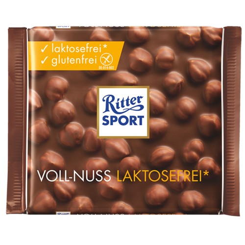 Ritter Sport Voll-Nuss laktosefrei 100g
