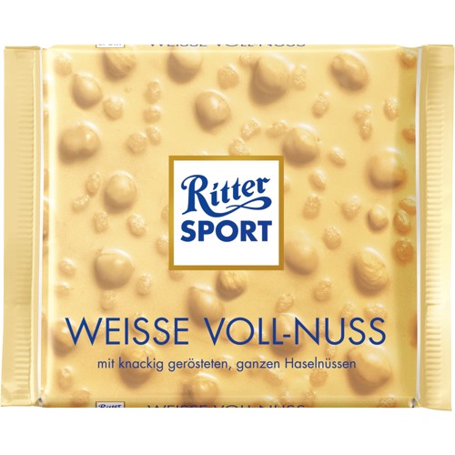 Ritter Sport Weisse Voll-Nuss 100g