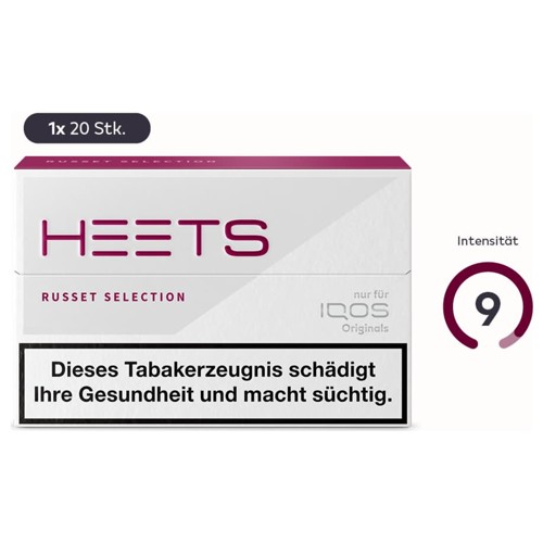 IQOS HEETS Zigarette Russet Selection Lila 20er