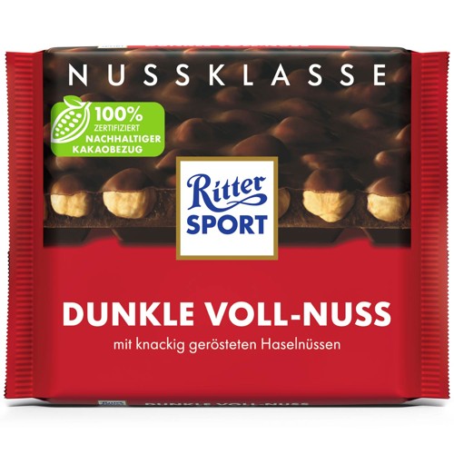 Ritter Sport Dunkle Voll-Nuss 100g