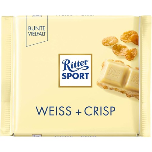 Ritter Sport Weiss+Crisp 100g