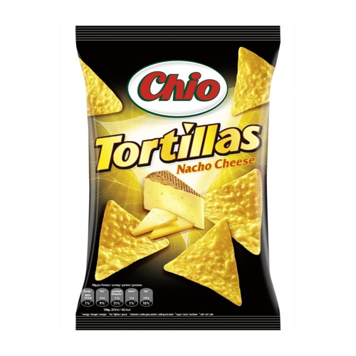 Chio Tortillas Nacho Cheese 125g