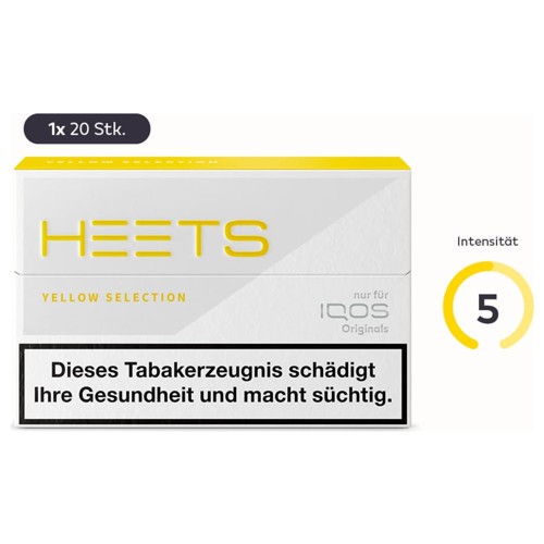 IQOS HEETS Zigarette Yellow Selection 20er