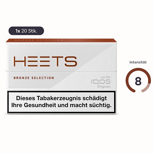 IQOS HEETS Bronze Tobacco Sticks 20er 50g