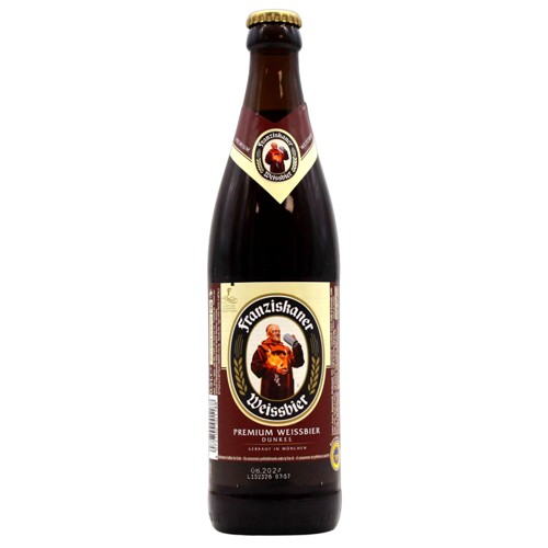 Franziskaner Hefe-Weizenbier dunkel 0.5l (MEHRWEG)