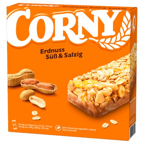Corny Erdnuss Süß & Salzig 6 x 25g