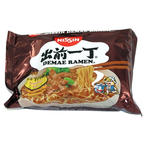 Nissin Demae Ramen Rind Instant-Nudelsuppe 100g