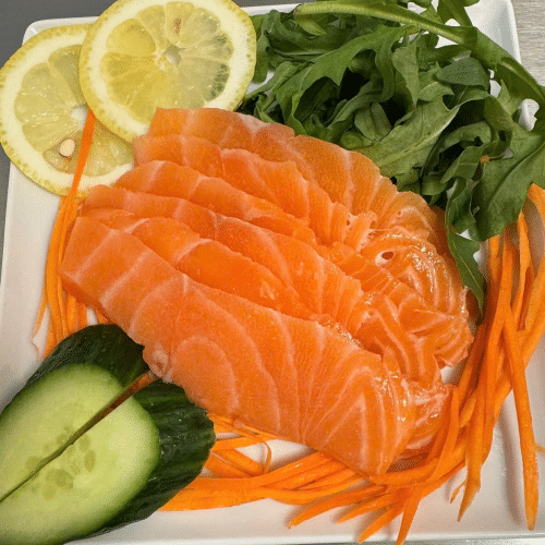 Sashimi Lachs