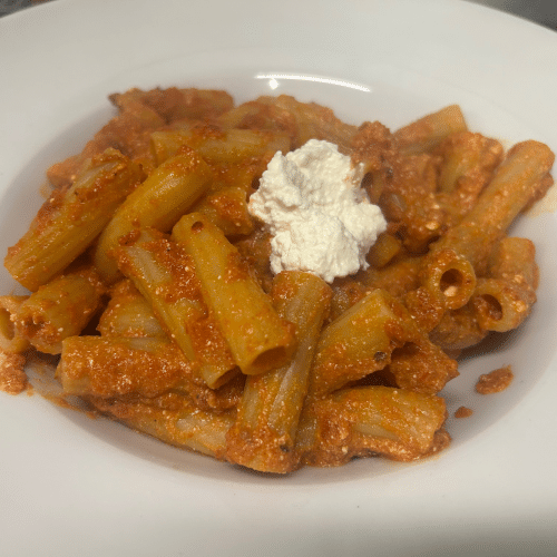 Ricotta e Nduja (Scharfe streichfähige Salami aus Kalabrien )