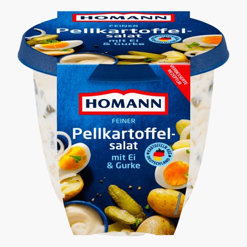 Homann Pellkartoffelsalat mit Ei & Gurke 400g