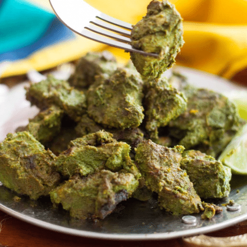 Mittag - Hariyali Tikka (leicht scharf)