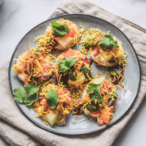 Palak Papri Chaat