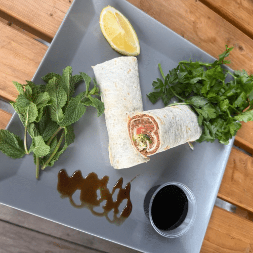 Veganer Cigköfte Dürüm