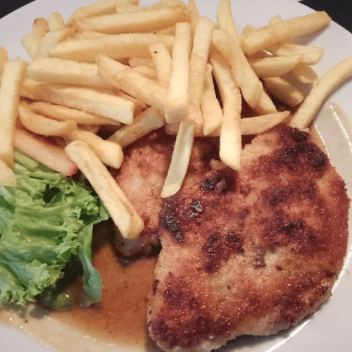 Paniertes Schweineschnitzel