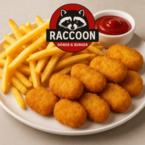 Chicken Nuggets mit Pommes frites