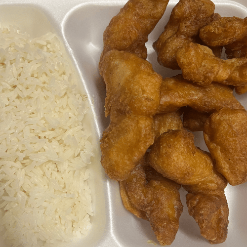 Knuspriger Fisch