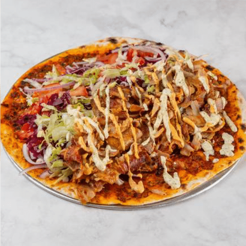 Lahmacun mit Fleisch