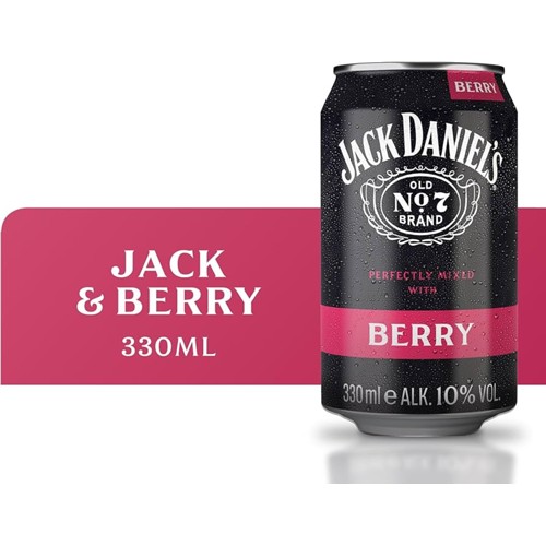 Jack Daniel's & Berry 0.33l (EINWEG)