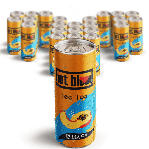 Hot blood ice tea Pfirsich