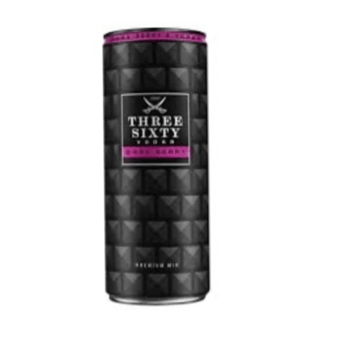 Three Sixty Vodka Dark Berry 0.33l (EINWEG)