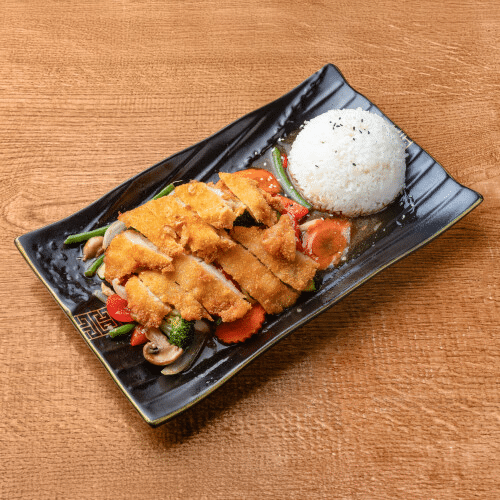 Teriyaki mit Chicken Katsu