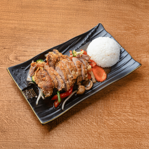 Teriyaki mit Ente