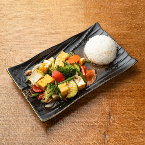 Teriyaki mit Tofu