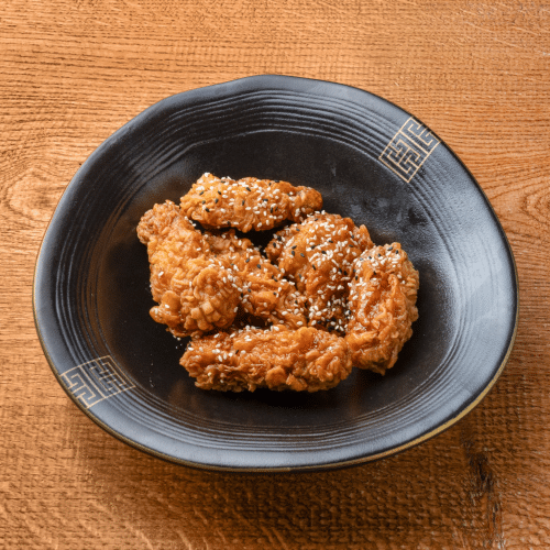 Gebratenes Hähnchen Honig-Knoblauch