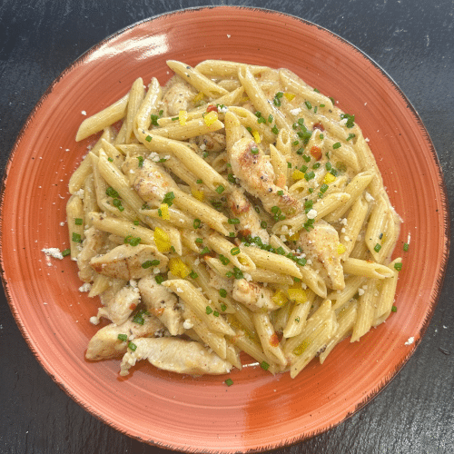 Pasta mit Putengeschnetzeltes